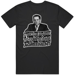 Jimmy Hoffa Theres A Time Quote Black Mens Size Large T Shirt Jimmy Hoffa Theres A Time Quote Black Mens Size Large T Shirt