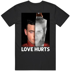 Love Hurts John And Lorena Bobbitt Severed Penis Guy Fan Black Mens Size Large T Shirt Love Hurts John And Lorena Bobbitt Severed Penis Guy Fan Black Mens Size Large T Shirt