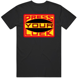 Press Your Luck Game Show Tv Black Mens Size Large T Shirt Press Your Luck Game Show Tv Black Mens Size Large T Shirt