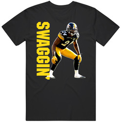 Pittsburgh Ike Taylor Swaggin Football Black Mens Size Large T Shirt Pittsburgh Ike Taylor Swaggin Football Black Mens Size Large T Shirt