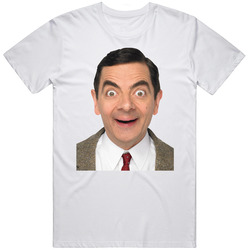 Mr Bean Rowan Atkinson Retro 90s Tv Show Fan Mens Size Large White T Shirt Mr Bean Rowan Atkinson Retro 90s Tv Show Fan Mens Size Large White T Shirt