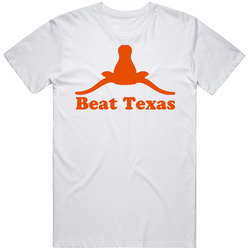 Upside Down Beat Texas Longhorn Logo Mens Size Large White T Shirt Upside Down Beat Texas Longhorn Logo Mens Size Large White T Shirt