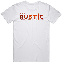 The Rustic Dallas Restaurant Mens Size Large White  T Shirt