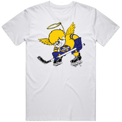 Minnesota Fighting Saints World Hockey Association Retro Team Logo Mens Size Large White T Shirt Minnesota Fighting Saints World Hockey Association Retro Team Logo Mens Size Large White T Shirt
