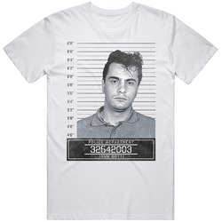 John Gotti Dapper Don The Teflon Don Mafia Mugshot Police Department Mens Size Large White T Shirt John Gotti Dapper Don The Teflon Don Mafia Mugshot Police Department Mens Size Large White T Shirt