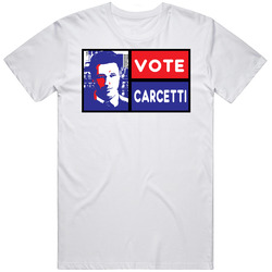 Vote Carcetti The Wire Mayor Mens Size Large White T Shirt Vote Carcetti The Wire Mayor Mens Size Large White T Shirt