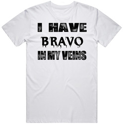 I Have Bravo In My Blood Last Name Mens Size Large White T Shirt I Have Bravo In My Blood Last Name Mens Size Large White T Shirt