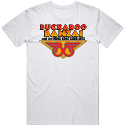 Hong Kong Cavaliers Fictional Band The Adventures Of Buckaroo Banzai Movie Fan Mens Size Large White T Shirt Hong Kong Cavaliers Fictional Band The Adventures Of Buckaroo Banzai Movie Fan Mens Size Large White T Shirt