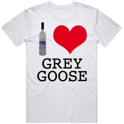 I Heart Vodka Grey Goose Drink Mens Size Large White T Shirt I Heart Vodka Grey Goose Drink Mens Size Large White T Shirt