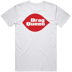 Drag Queen Dairy Dq Ice Cream Logo Parody Mashup Fan Mens Size Large White T Shirt Drag Queen Dairy Dq Ice Cream Logo Parody Mashup Fan Mens Size Large White T Shirt
