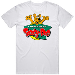 A Pup Named Scooby Doo Kids Tv Shows Mens Size Large White T Shirt A Pup Named Scooby Doo Kids Tv Shows Mens Size Large White T Shirt