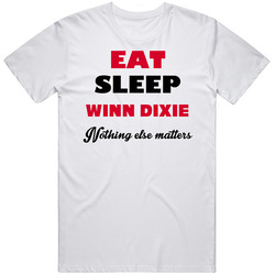 Eat Sleep Winn Dixie Favorite Novel Character Fan Mens Size Large White T Shirt Eat Sleep Winn Dixie Favorite Novel Character Fan Mens Size Large White T Shirt