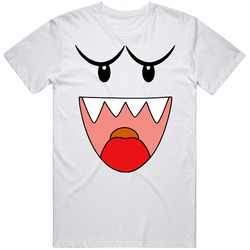 Super Mario Bros Boo Character Mens Size Large White T Shirt Super Mario Bros Boo Character Mens Size Large White T Shirt