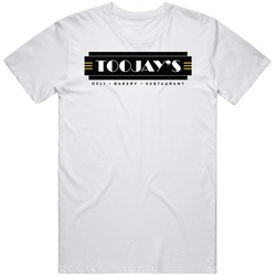 Toojay's Popular Orlando Restaurant Mens Size Large White  T Shirt
