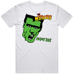 The Meteors Mutant Rock Music Mens Size Large White T Shirt The Meteors Mutant Rock Music Mens Size Large White T Shirt