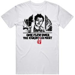 One Flew Over The Cuckoo's Nest Movie Mens Size Large White T Shirt One Flew Over The Cuckoo's Nest Movie Mens Size Large White T Shirt