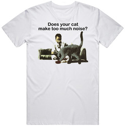 It's Always Sunny In Philadelphia Cat Noise Kitten Mittens Mens Size Large White T Shirt It's Always Sunny In Philadelphia Cat Noise Kitten Mittens Mens Size Large White T Shirt