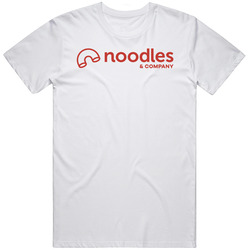 Noodles Company Popular Pittsburgh Restaurant Food Mens Size Large White  T Shirt