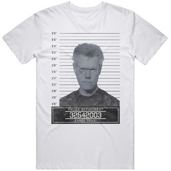 Randy Travi Celebrity Mugshot Police Department Mens Size Large White T Shirt Randy Travi Celebrity Mugshot Police Department Mens Size Large White T Shirt