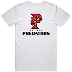 Orlando Predators Arena Football League Team Sports Fan Logo Mens Size Large White T Shirt Orlando Predators Arena Football League Team Sports Fan Logo Mens Size Large White T Shirt