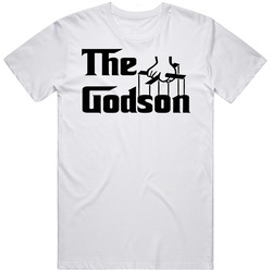 The Godson Godfather Funny Mens Size Large White T Shirt The Godson Godfather Funny Mens Size Large White T Shirt