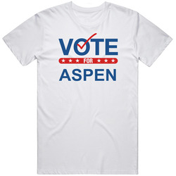 Vote For Election School Work Politics Aspen Mens Size Large White T Shirt Vote For Election School Work Politics Aspen Mens Size Large White T Shirt