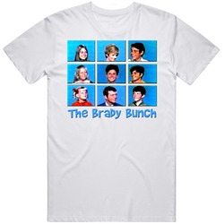 The Brady Bunch 70's tv vintage style (2).jpg Mens Size Large White T Shirt The Brady Bunch 70's tv vintage style (2).jpg Mens Size Large White T Shirt
