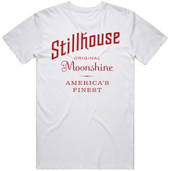 Stillhouse Original Moonshine Label Logo Mens Size Large White T Shirt Stillhouse Original Moonshine Label Logo Mens Size Large White T Shirt