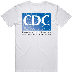 United States Centers For Disease Control And Prevention Logo Mens Size Large White T Shirt United States Centers For Disease Control And Prevention Logo Mens Size Large White T Shirt