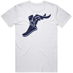 Akron Goodyear Wingfoots Retro American Basketball Mens Size Large White T Shirt Akron Goodyear Wingfoots Retro American Basketball Mens Size Large White T Shirt