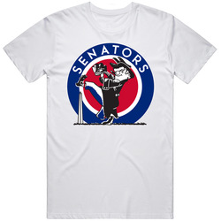 Washington Senators Logo American Association National League Baseball Mens Size Large White T Shirt Washington Senators Logo American Association National League Baseball Mens Size Large White T Shirt