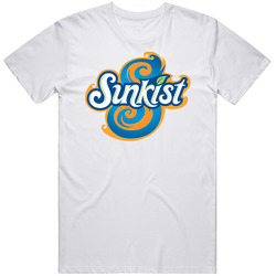 Sunkist Best Soda Of All Time Soft Drink Lovers Mens Size Large White  T Shirt