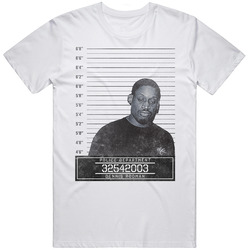 Dennis Rodman Famous Sports Star Mugshot Police Department Mens Size Large White T Shirt Dennis Rodman Famous Sports Star Mugshot Police Department Mens Size Large White T Shirt