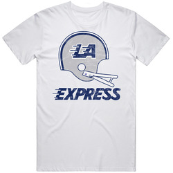 Los Angeles La Express Usfl Defunct Football Team Worn Look Mens Size Large White T Shirt Los Angeles La Express Usfl Defunct Football Team Worn Look Mens Size Large White T Shirt