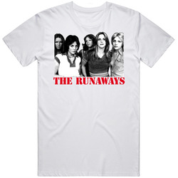 The Runaways Mens Size Large White T Shirt The Runaways Mens Size Large White T Shirt