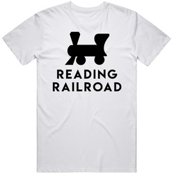 Monopoly Reading Railroad Board Game Space Group Halloween Costume Mens Size Large White T Shirt Monopoly Reading Railroad Board Game Space Group Halloween Costume Mens Size Large White T Shirt