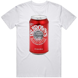 Dr Brown's Black Cherry Soda Best Soda Of All Time Soft Drink Lovers Mens Size Large White  T Shirt