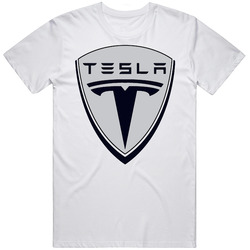 Tesla Motors Mens Size Large White T Shirt Tesla Motors Mens Size Large White T Shirt