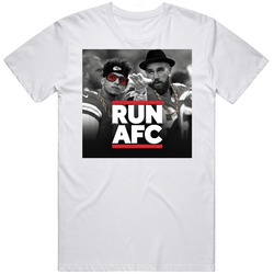 Kansas City Run Afc Dmc Parody Football Sports Fan Travis Kielce Patrick Mahomes Mens Size Large White T Shirt Kansas City Run Afc Dmc Parody Football Sports Fan Travis Kielce Patrick Mahomes Mens Size Large White T Shirt