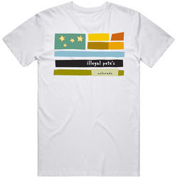 Illegal Pete's Denver Colorado Top Restaurants Food Fan Lover Foodie Mens Size Large White  T Shirt