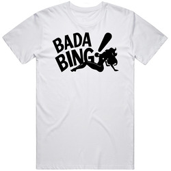 Bada Bing Sopranos Strip Club Tv Show Fan Cool Mens Size Large White T Shirt Bada Bing Sopranos Strip Club Tv Show Fan Cool Mens Size Large White T Shirt