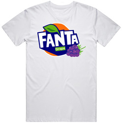 Fanta Grape Best Soda Of All Time Soft Drink Lovers Mens Size Large White  T Shirt