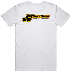 J And J Snack Foods Corp Nasdaq Company Logo Employee Fan Mens Size Large White T Shirt J And J Snack Foods Corp Nasdaq Company Logo Employee Fan Mens Size Large White T Shirt