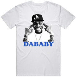 Dababy Rapper Album Cover Art Inspired Music Fan Mens Size Large White T Shirt Dababy Rapper Album Cover Art Inspired Music Fan Mens Size Large White T Shirt