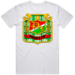 Piper's Pit Crest Wrestling Mens Size Large White T Shirt Piper's Pit Crest Wrestling Mens Size Large White T Shirt