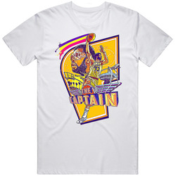 Kareem Abdul-jabbar The Captain Favorite Player Los Angeles L Basketball Fan Mens Size Large White T Shirt Kareem Abdul-jabbar The Captain Favorite Player Los Angeles L Basketball Fan Mens Size Large White T Shirt