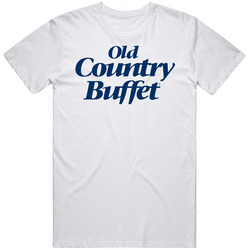 Old Country Buffet Favourite Food Mens Size Large White  T Shirt