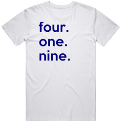 Ohio 419 Fun Cool Area Code Pride Mens Size Large White T Shirt Ohio 419 Fun Cool Area Code Pride Mens Size Large White T Shirt