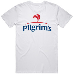 Pilgrim's Pride Corporation Nasdaq Company Logo Employee Fan Mens Size Large White T Shirt Pilgrim's Pride Corporation Nasdaq Company Logo Employee Fan Mens Size Large White T Shirt