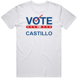 Vote For Election School Work Politics Castillo Mens Size Large White T Shirt Vote For Election School Work Politics Castillo Mens Size Large White T Shirt